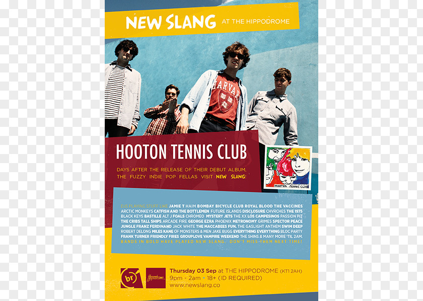 Record Store Day Hooton Tennis Club P.O.W.E.R.F.U.L P.I.E.R.R.E P.O.W.E.R.F.U.L. Phonograph Advertising PNG