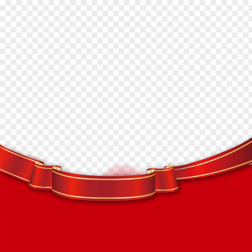 Red Modern Poster Decoration Material PNG
