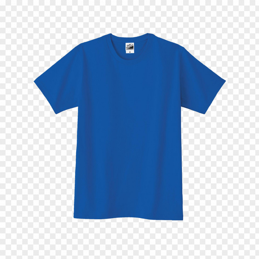 Blue T-shirt Printed Screen Printing Textile Cotton PNG