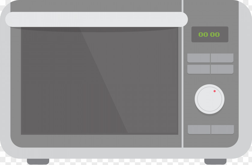 Flat Microwave Oven Design Home Appliance Furnace PNG