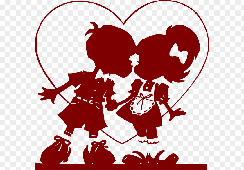 Kiss Valentine's Day Clip Art PNG