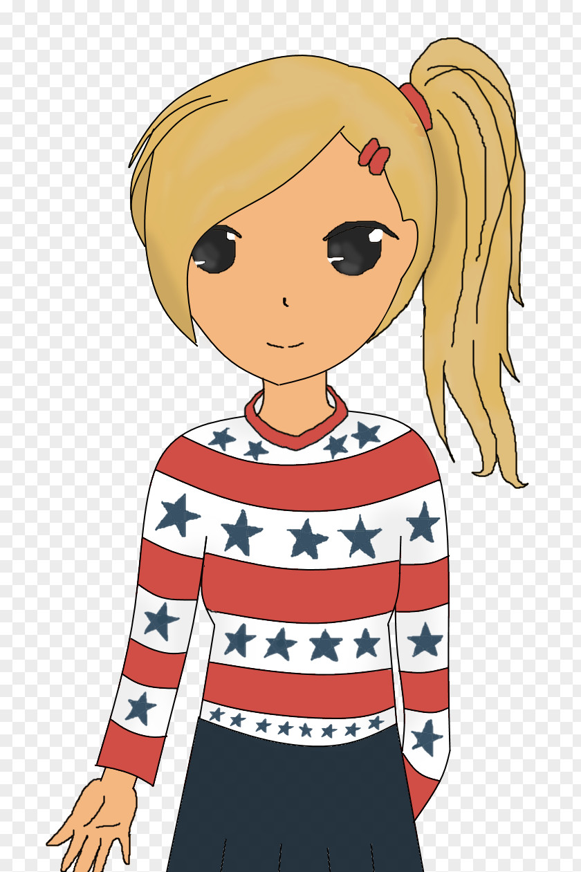 Stars And Stripes Hair Arm Face Forehead PNG