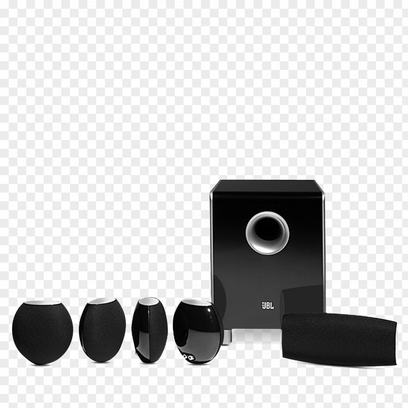 Surround Sound Home Theater Systems Subwoofer 5.1 JBL PNG