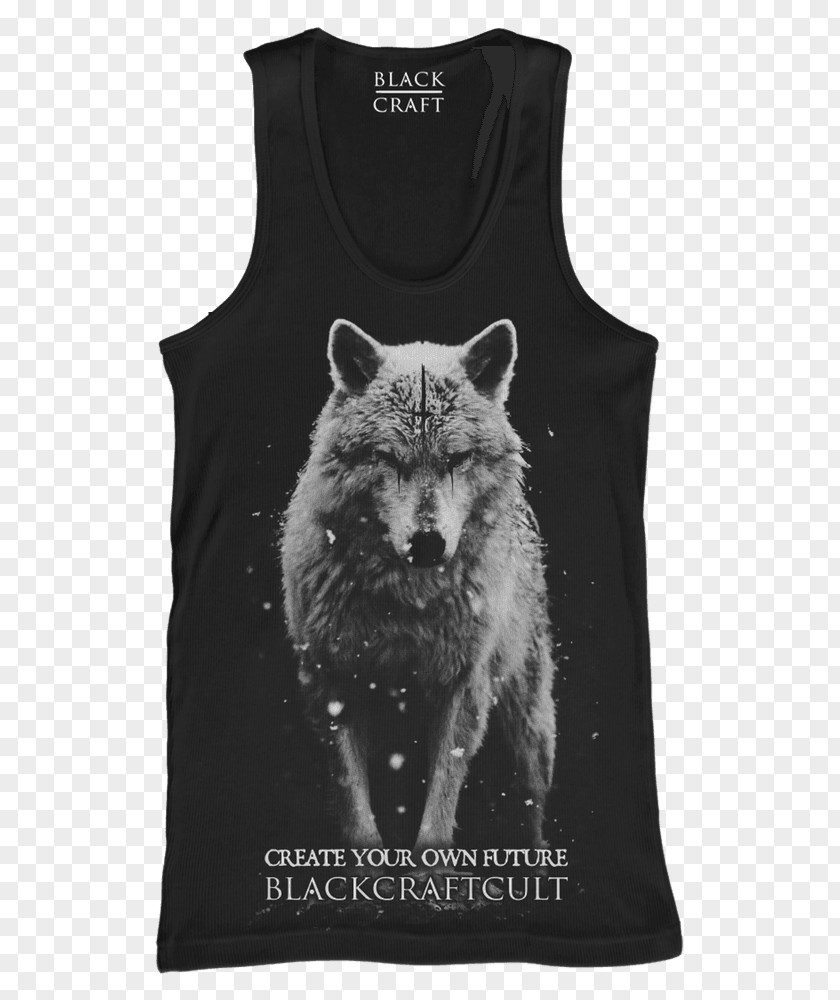 T-shirt Gray Wolf Clothing Lone PNG