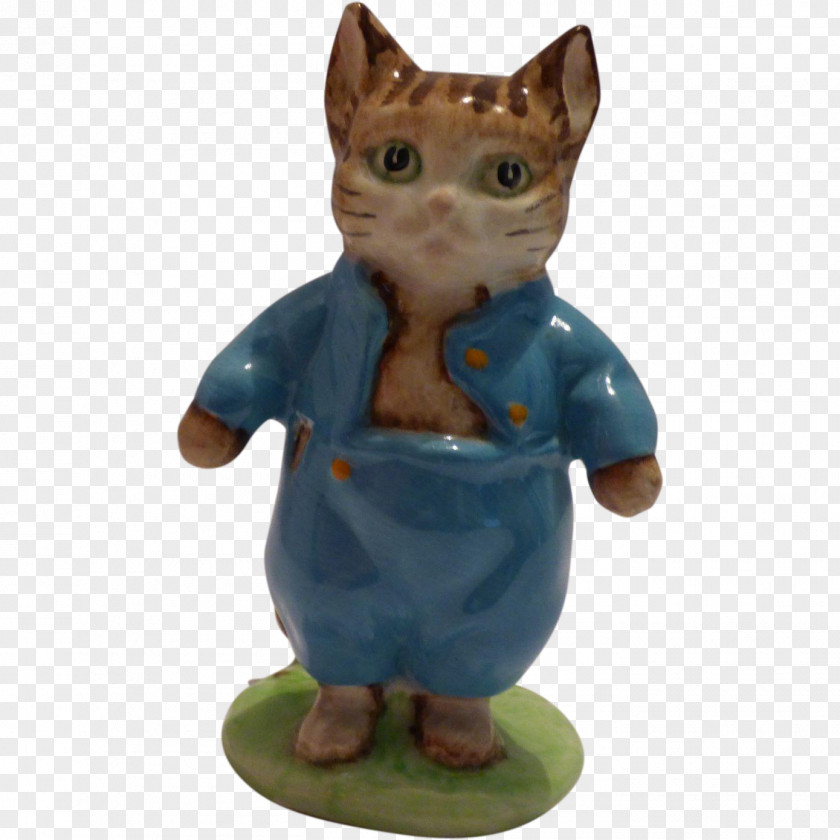 The Tale Of Peter Rabbit Cat Whiskers Figurine Toy Animal PNG