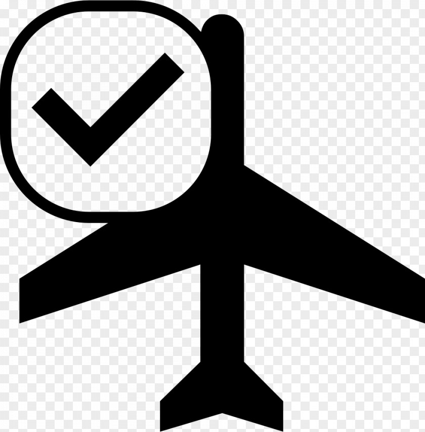 Airplane Check Mark Clip Art PNG