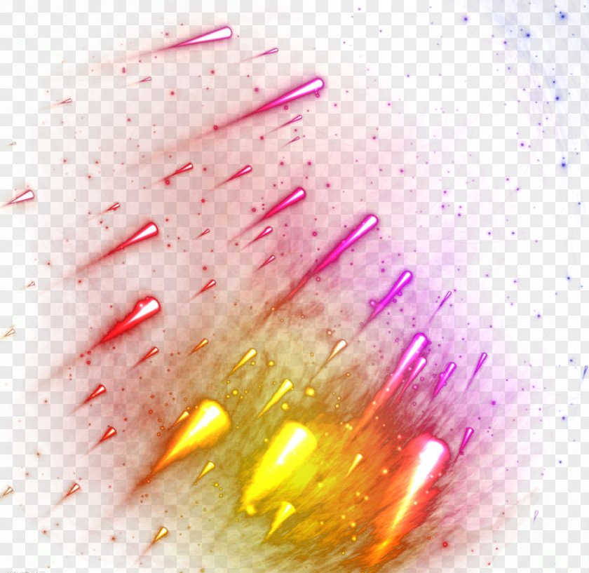 Cool Colored Background Meteor Light Elements, Hong Kong Google Images PNG