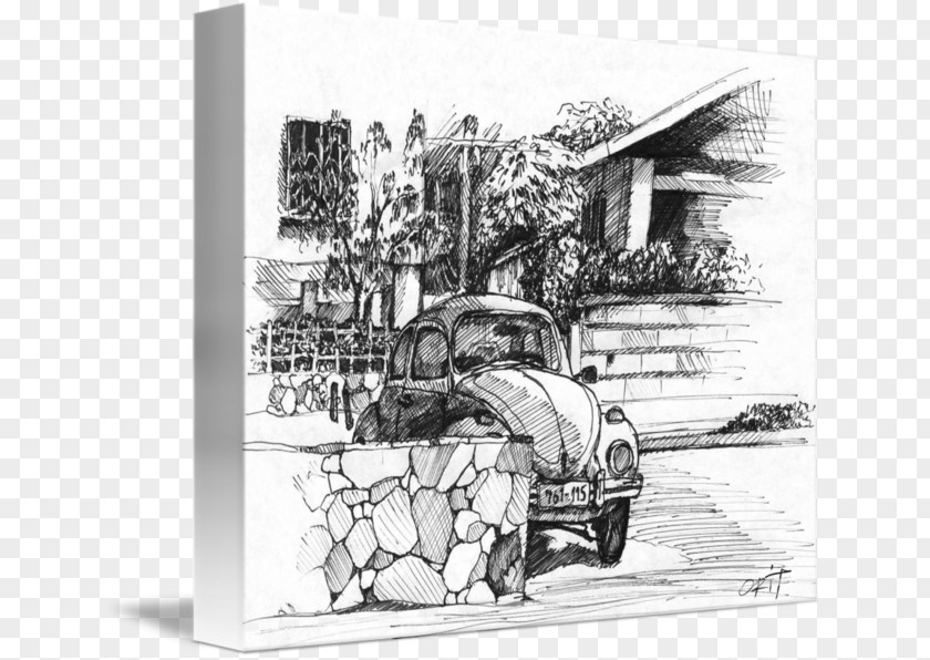 Design Motor Vehicle Sketch PNG