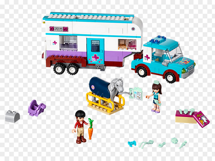 Lego Duplo Doc Mcstuffins LEGO 41125 Friends Horse Vet Trailer Minifigure PNG