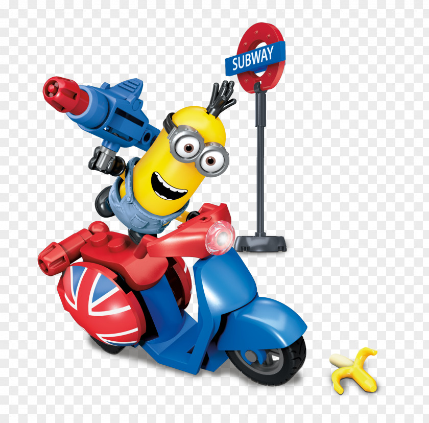 Minions Kevin The Minion Mega Brands Toy Block Despicable Me PNG