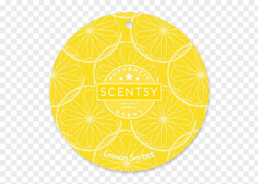 Scentsy Sorbet Perfume Lemon Zest PNG