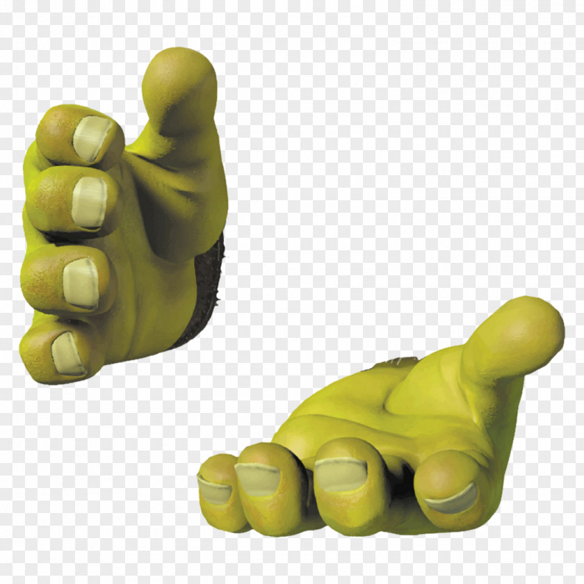 Shrek Hand Film Series Finger Thumb PNG