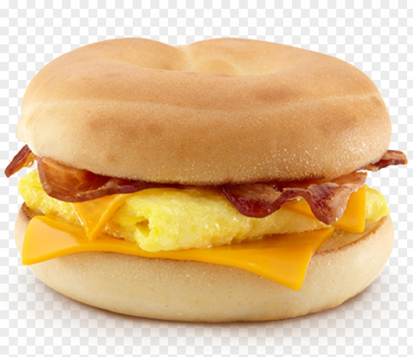 Bagel Bacon, Egg And Cheese Sandwich Breakfast McGriddles PNG