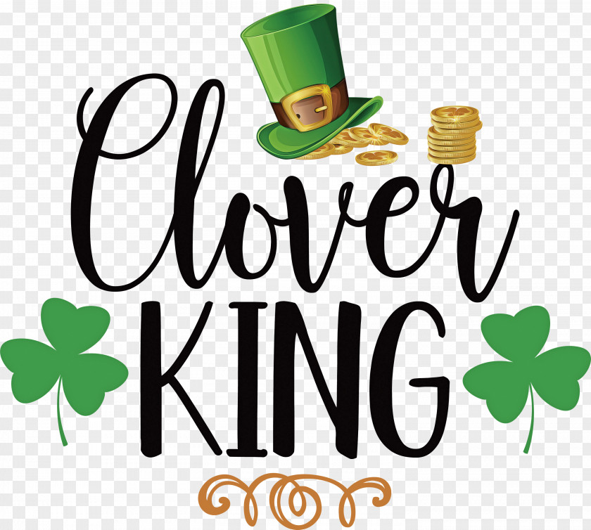 Clover King St Patricks Day Saint Patrick PNG