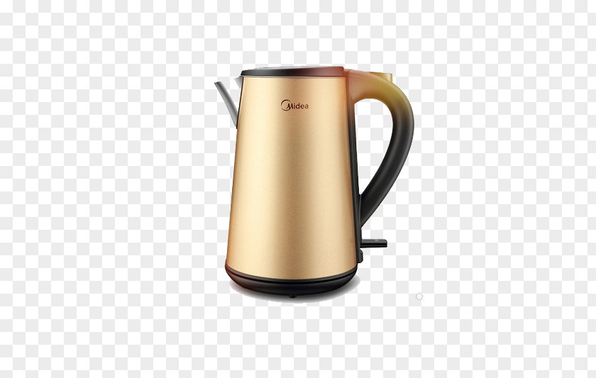 Insulation Stainless Steel Electric Kettle Midea Electricity Home Appliance PNG