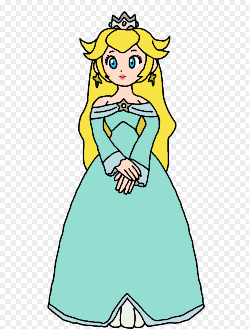 Peach Rosalina Princess Super Mario Odyssey Dress PNG