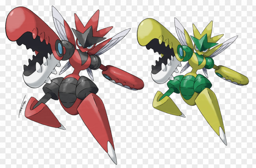 Pokémon X And Y Scizor Art Pokédex PNG