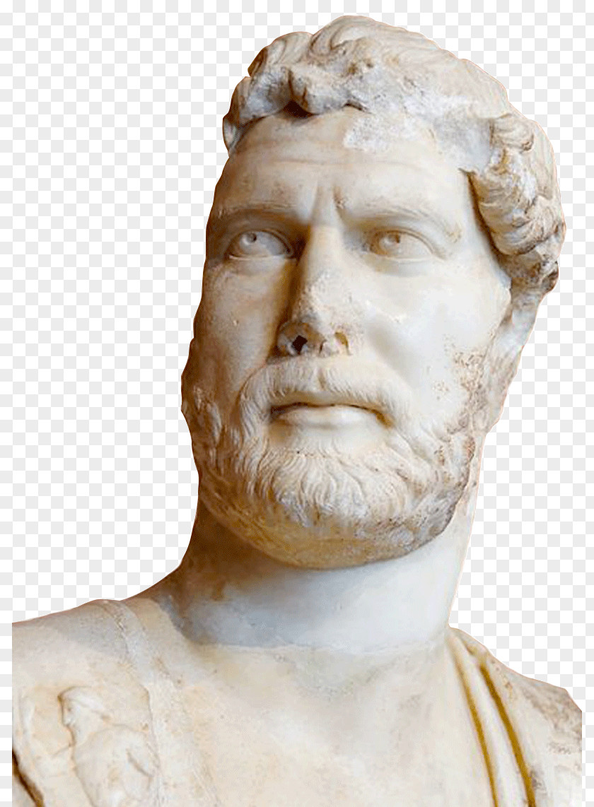 Publius Aelius Hadrianus Bust Roman Empire Pax Romana Emperor PNG