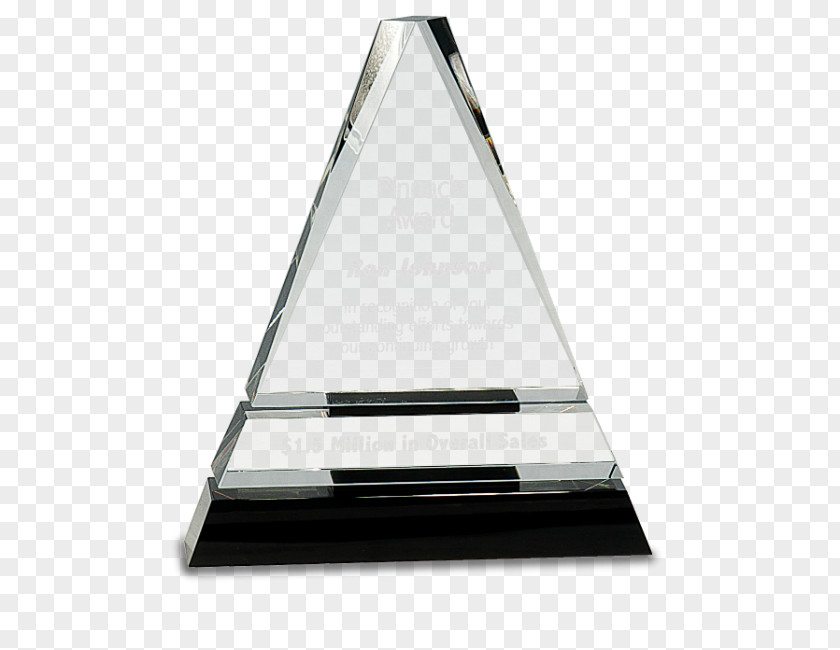Award Crystal Glass Engraving Plaquette PNG