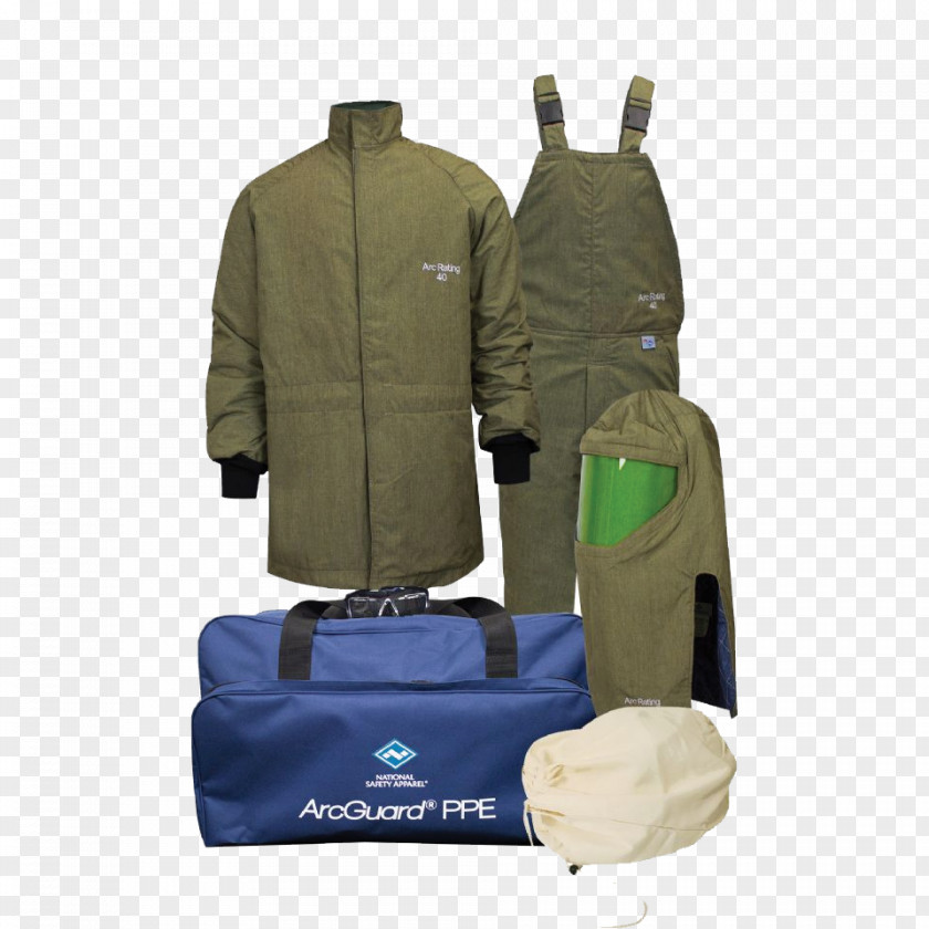 Buckingham Arc Flash Coat Clothing Hood Personal Protective Equipment PNG