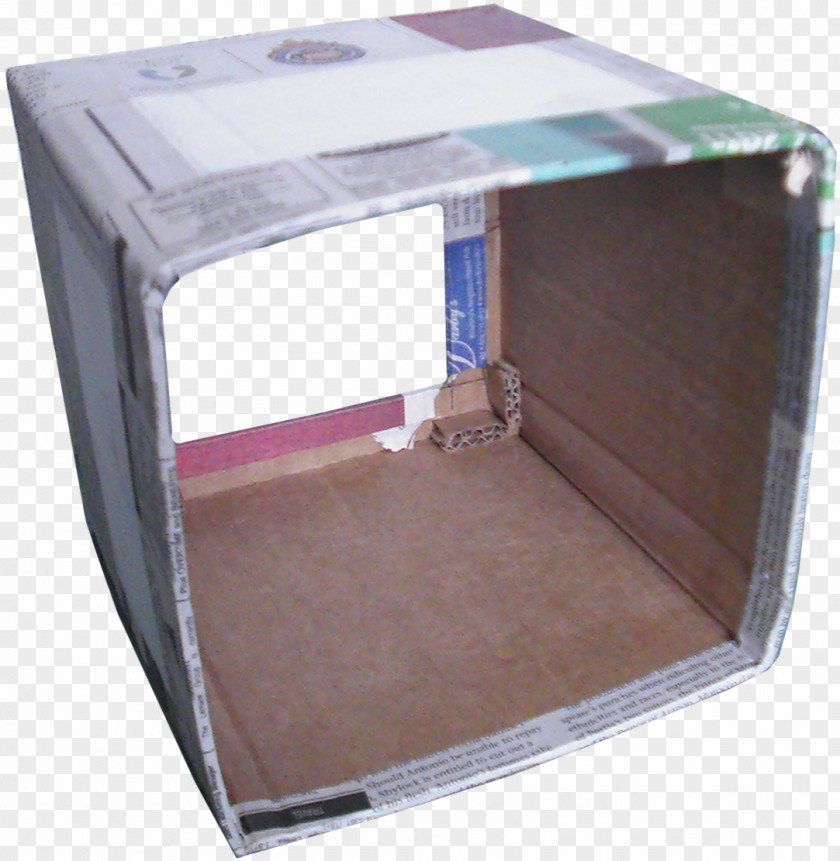 Cardboard Box Design Angle PNG