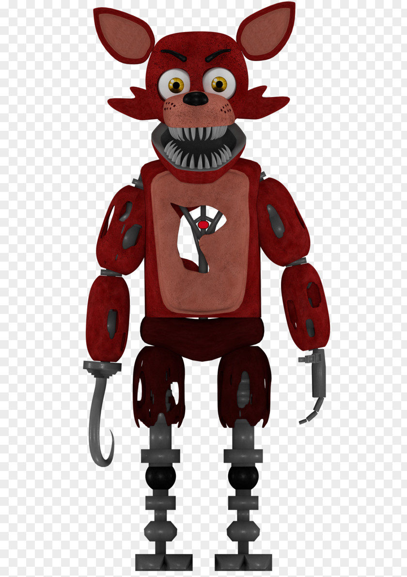 Foxy Cartoon Mascot Character Headgear PNG
