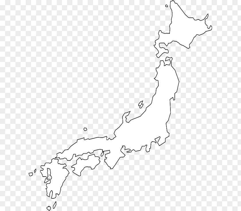 Japan Blank Map Physische Karte World PNG