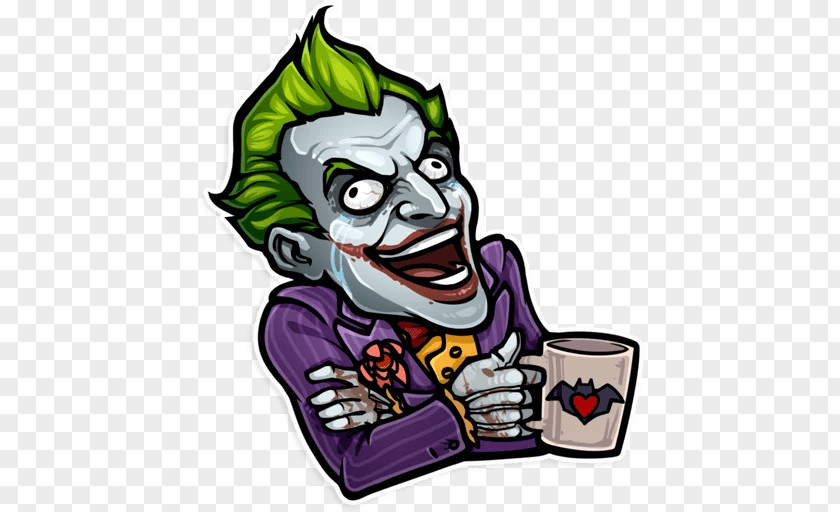 Joker Telegram Sticker Batman DC Comics PNG