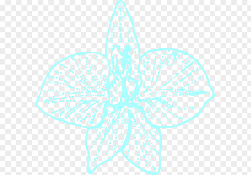 Leaf Petal Turquoise Font PNG