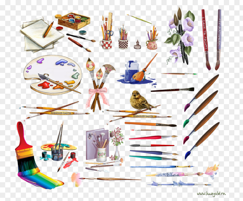 Painting Tools Watercolor Drawing Tool Clip Art PNG