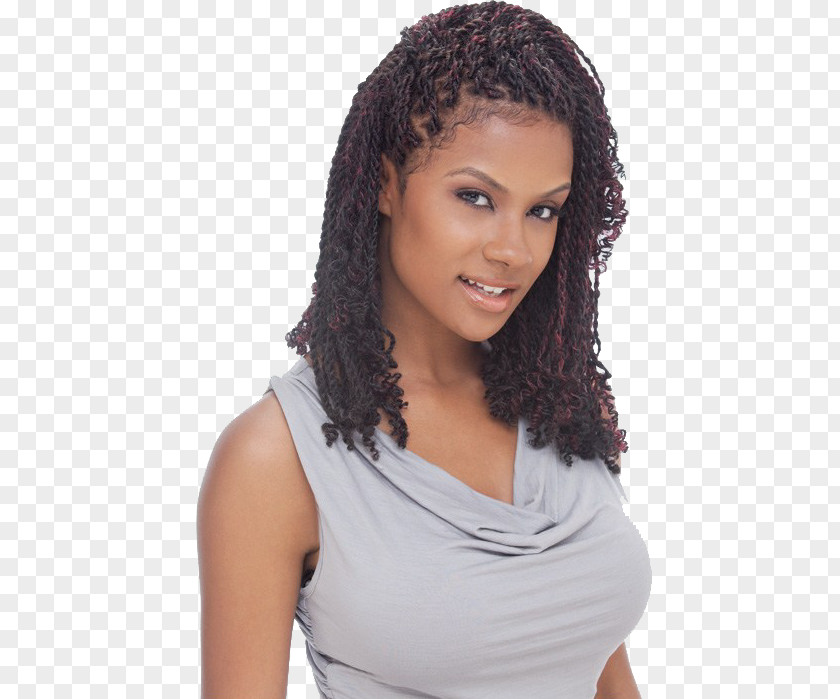 Roller Set Curly Afro Hairstyles FreeTress Equal Jamaican Twist Braid Freetress Cuban 16
