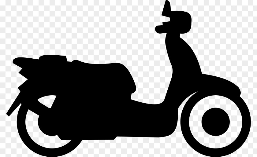 Scooter Motorcycle Moped Clip Art PNG
