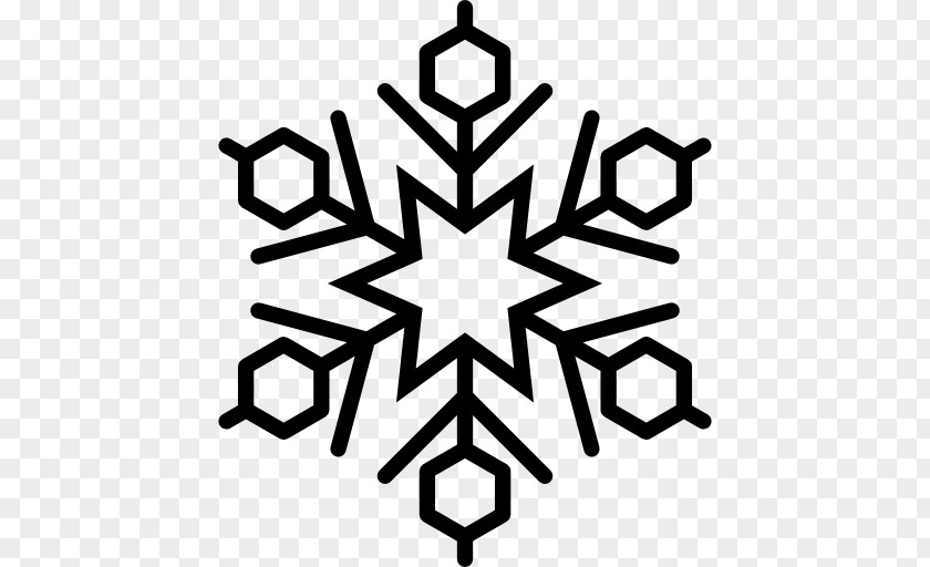 Snow Icon Snowflake Christmas Hexagon PNG