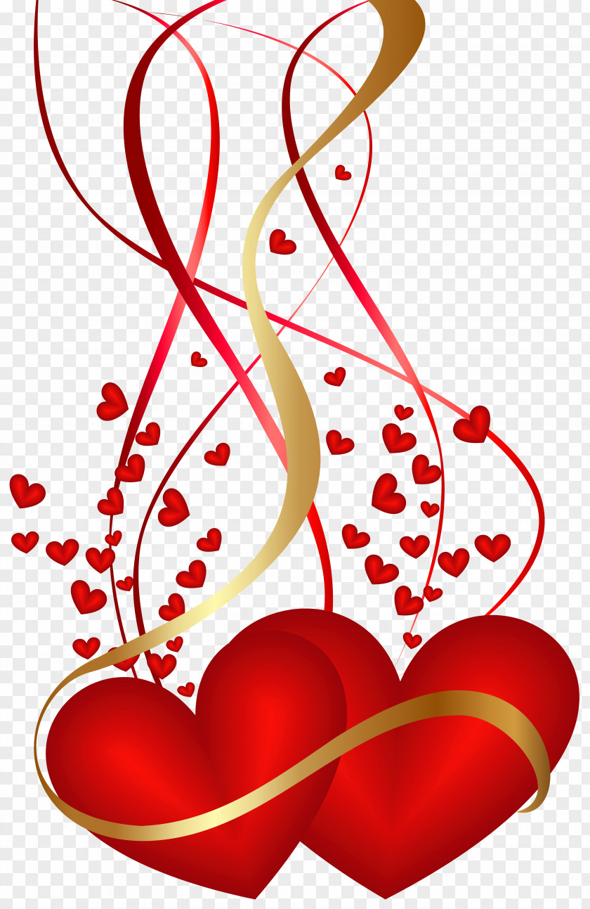 Valentine's Day Hearts Decoration PNG Clip Art Image Heart PNG