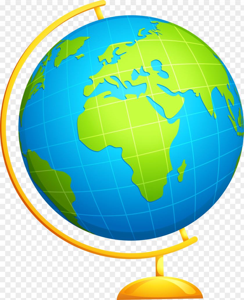 Arctic Globe Clip Art Image Geography Clipart PNG