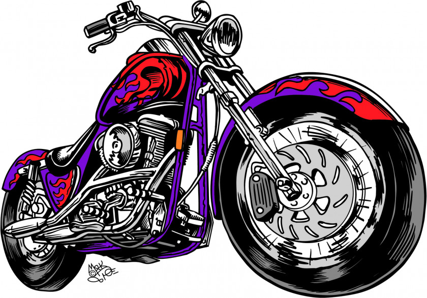 Harley-Davidson Motorcycle Cliparts Chopper Scooter Clip Art PNG