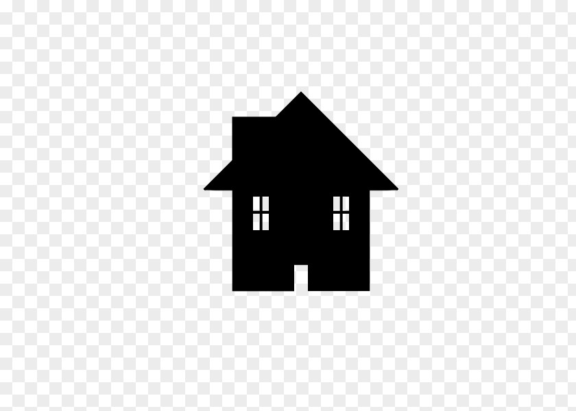 House Silhouette Clip Art PNG