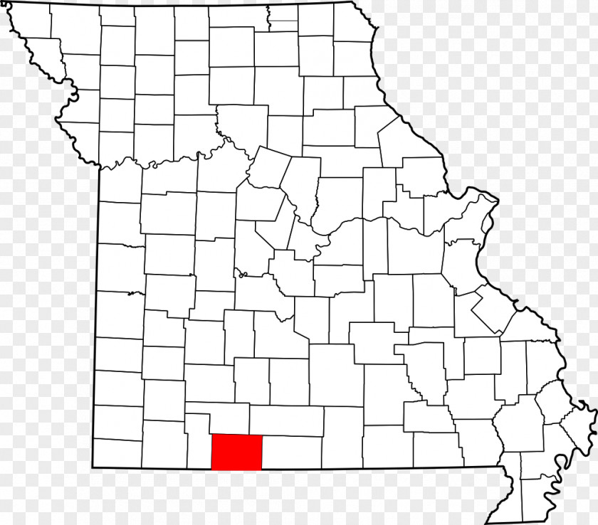 Map Newton County, Missouri Osceola Lincoln McDonald Houston PNG