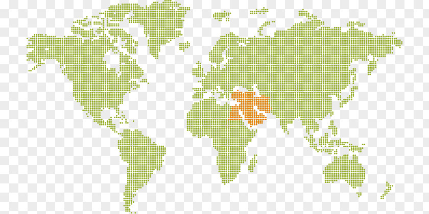 Middle East Map World Globe PNG