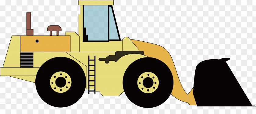 Municipal Use Of Old Bulldozers Car Excavator PNG