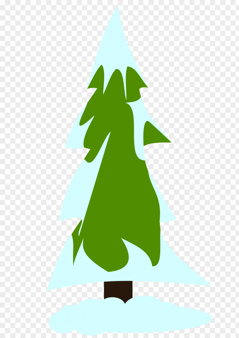 Snowy Winter Tree Clip Art PNG