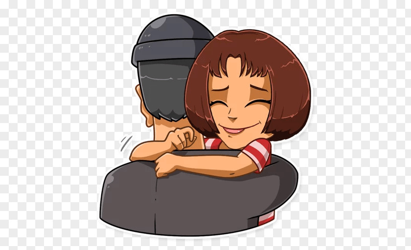 Hug Sticker PNG