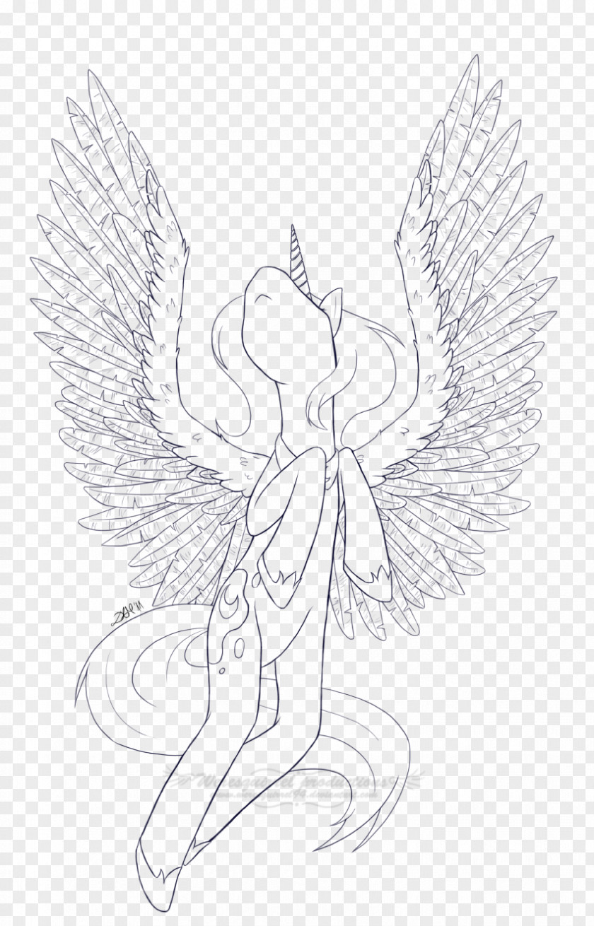 My Little Pony Princess Luna Baby Sketch Line Art Visual Arts PNG