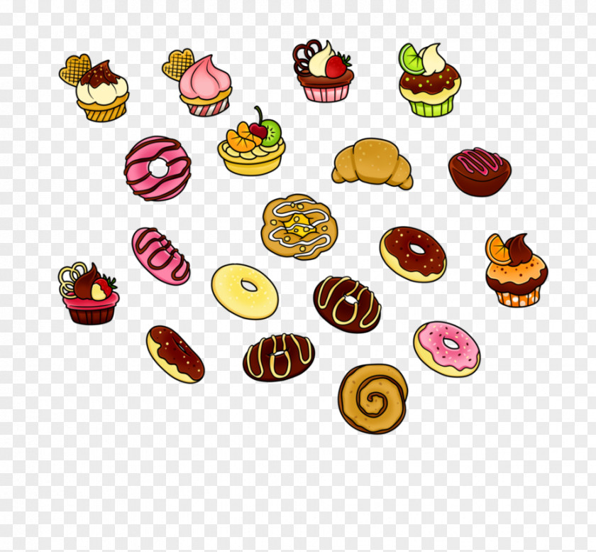 Pastries Cliparts Bakery Danish Pastry Puff Croissant Breakfast PNG