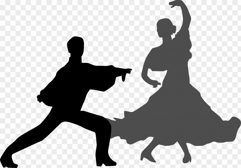 Dancing Pictures Of Men And Women Silhouette Dancesport PNG