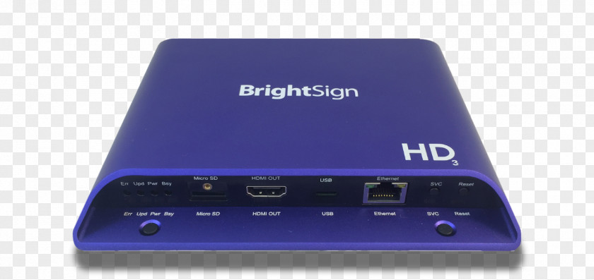 Decoder BrightSign HD223 Media Player Wireless Router Digital Signs HD1023 PNG