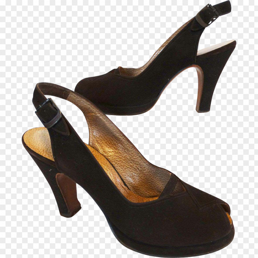 Sandal Slingback Peep-toe Shoe Platform High-heeled PNG