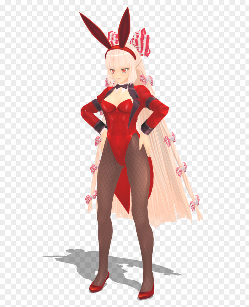 Snow Bunny Costume Design Character PNG