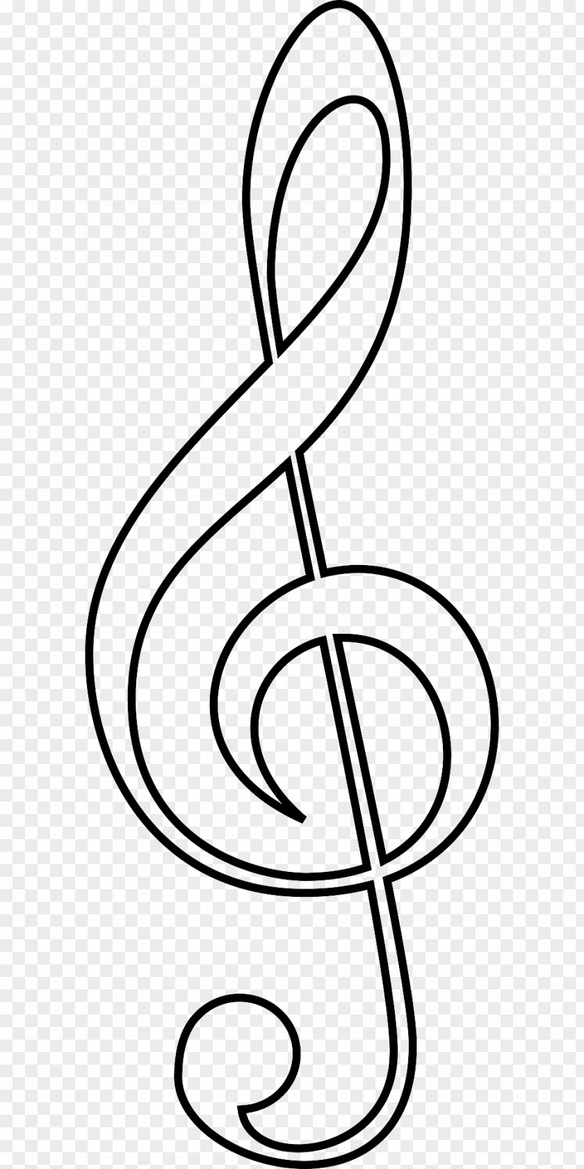 Stave Treble Clef PNG
