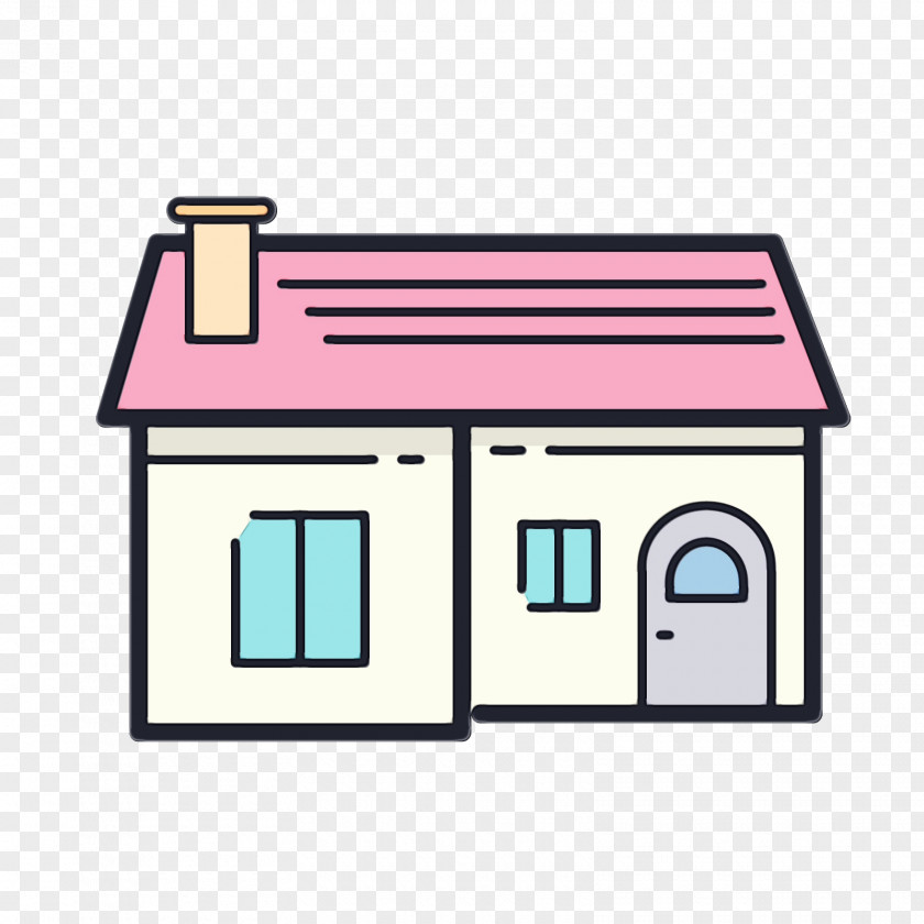 Building Facade Line Clip Art House Roof Shed PNG